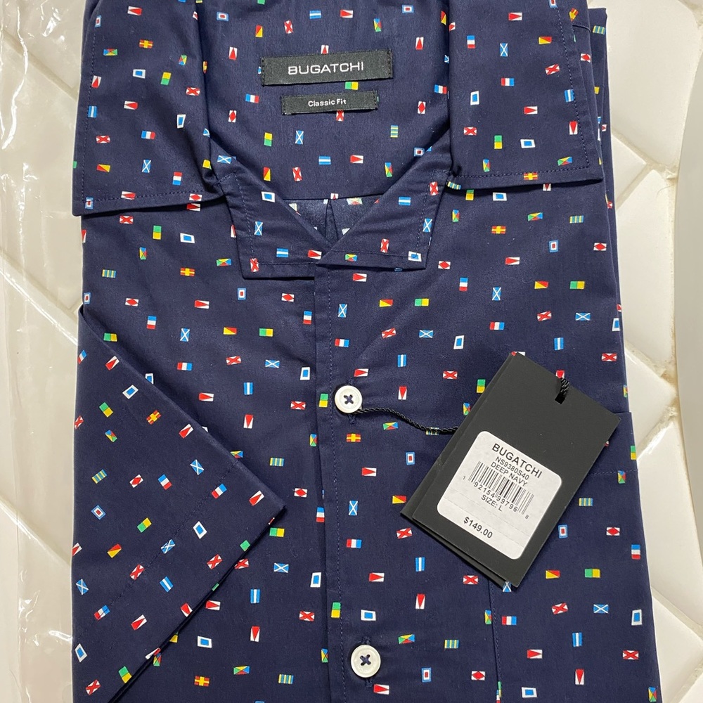 NWT Bugatchi shirt